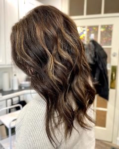Chocolate brown hair color