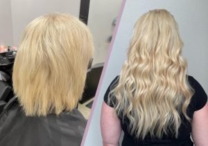Cinderella Hair Extensions Before & After